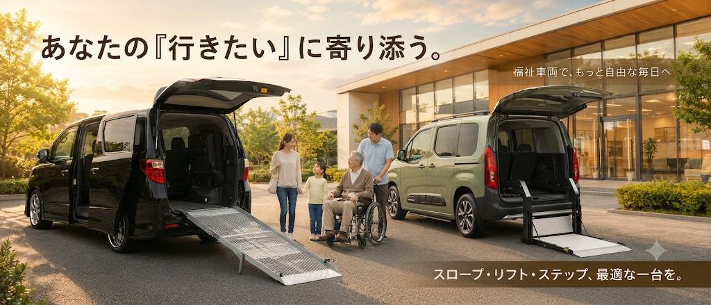 福祉車両に改造、介護車両制作なら「おくるま専科・坪井自動車鈑金」