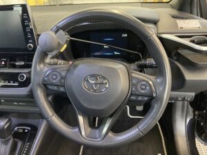 福祉車両改造・旋回グリップ・左ウインカーレバー