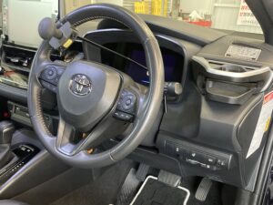 福祉車両改造・旋回グリップ・左ウインカーレバー・左アクセルペダル